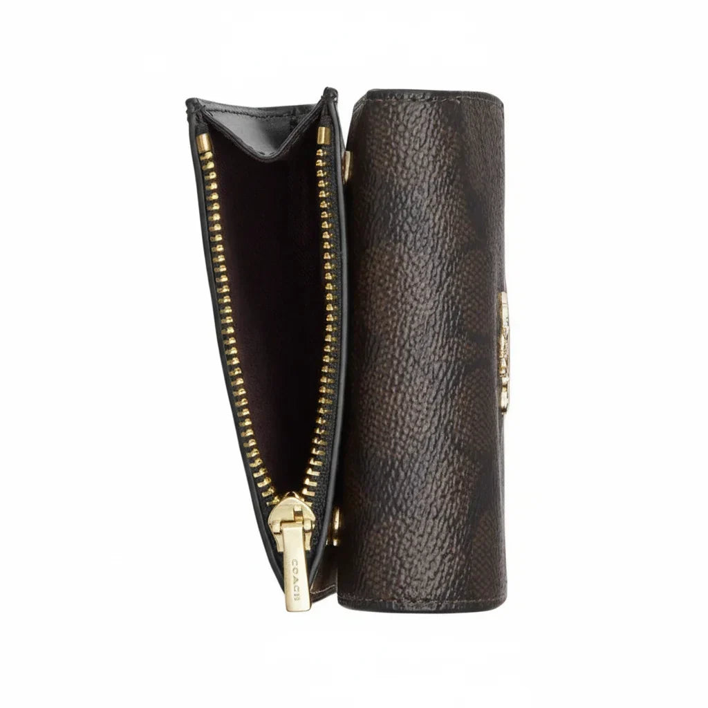 The Signature Card Holder Wallet – Walnut/Tan